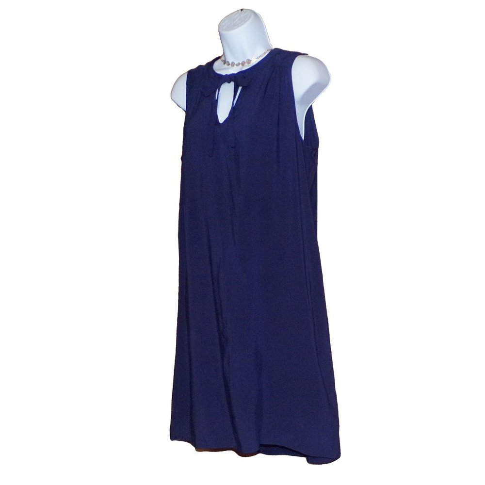 NWT Old Navy Tie Neck Shift Dress - Picture 2 of 6